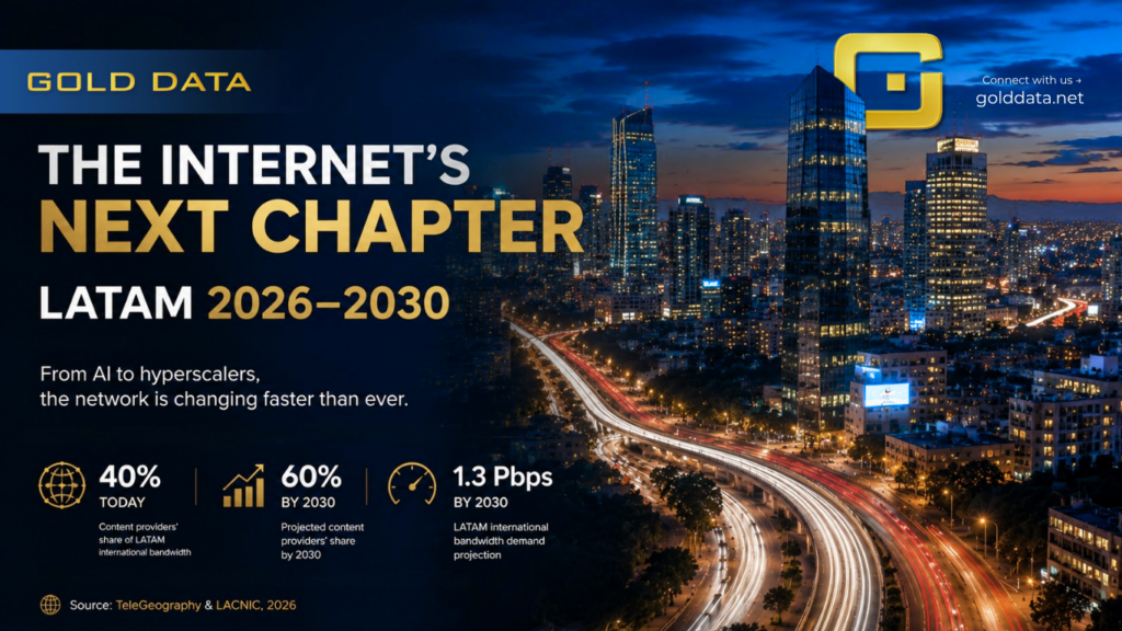 Blog: Los Próximos Cinco Años: Cómo los Content Providers Reconfigurarán el Ancho de Banda de LATAM entre 2026 y 2030