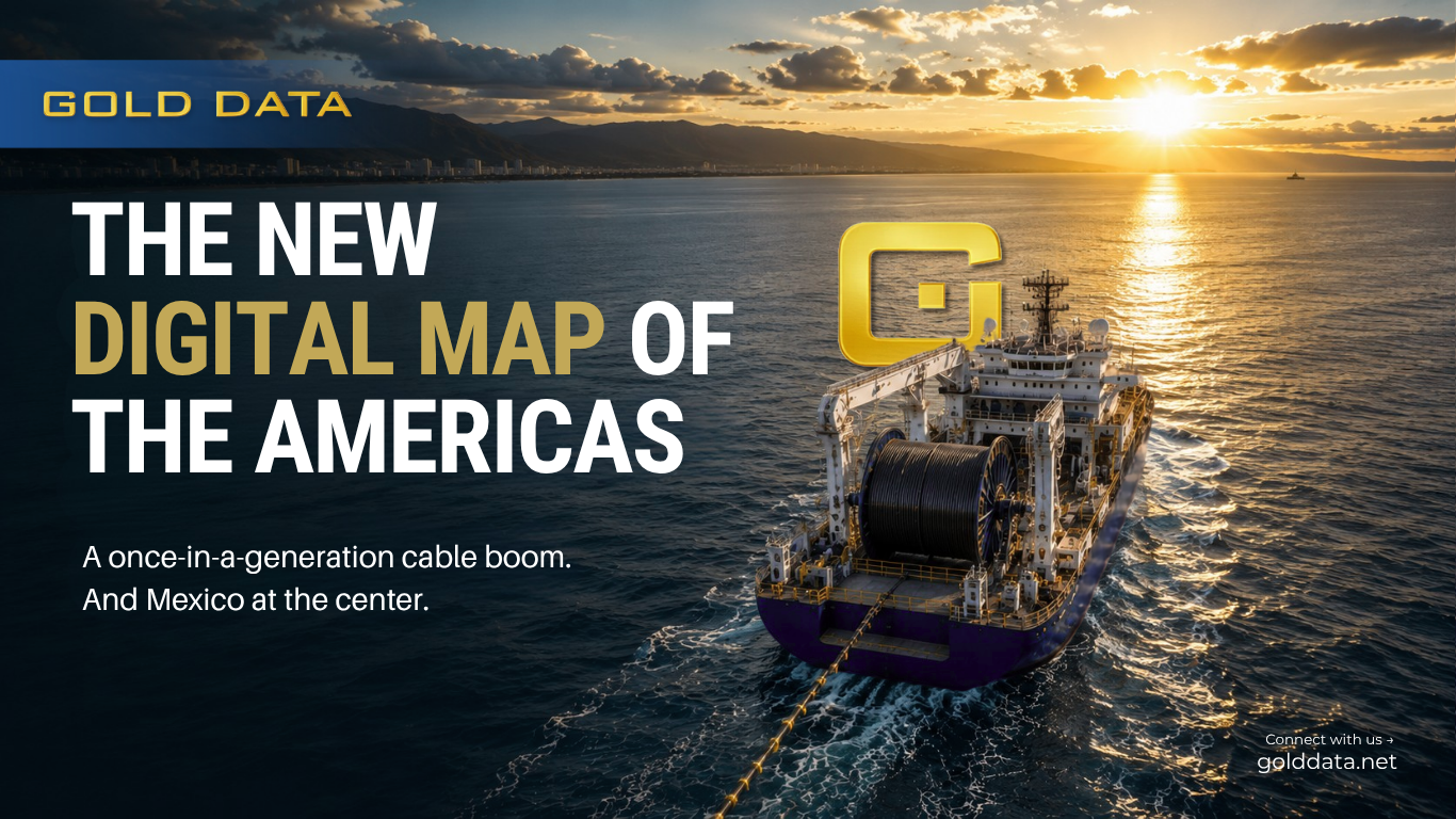 Infraestructura de cables submarinos MANTA entre México y Estados Unidos